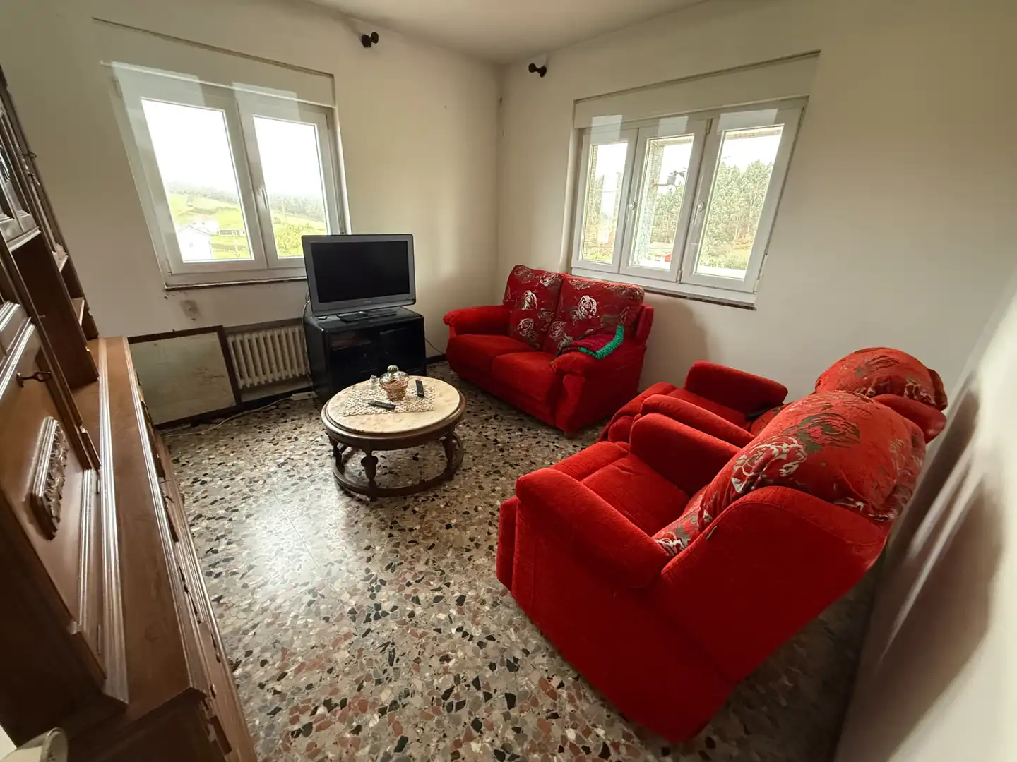 Sala de estar de Casa o chalet en venta en Gozón con Calefacción, Jardín privado y Terraza