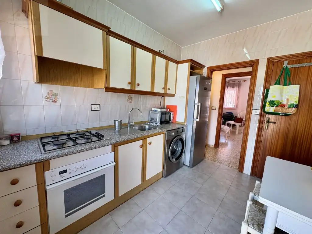 Cocina de Dúplex de alquiler en Mazarrón con Terraza, Amueblado y Lavadora