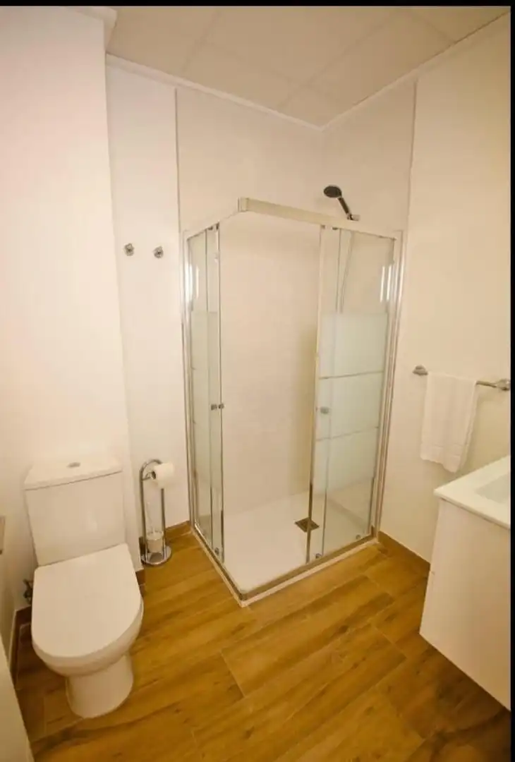 Baño de Piso de alquiler en Alicante / Alacant con Aire acondicionado, Terraza y Amueblado