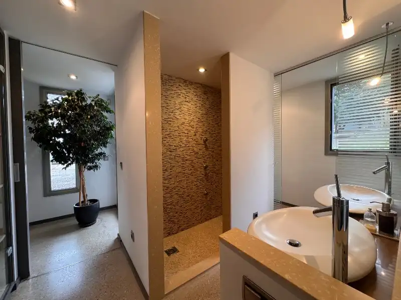 Baño de Casa o chalet en venta en Madremanya con Aire acondicionado, Calefacción y Jardín privado