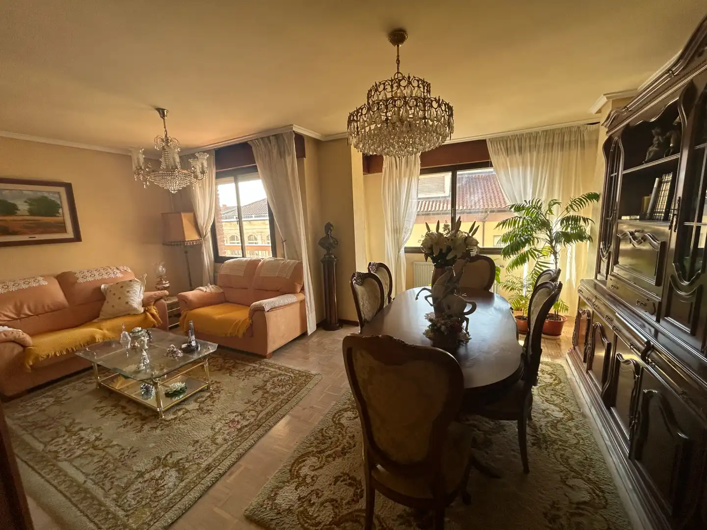 Sala de estar de Piso en venta en Burgos con Terraza y Amueblado