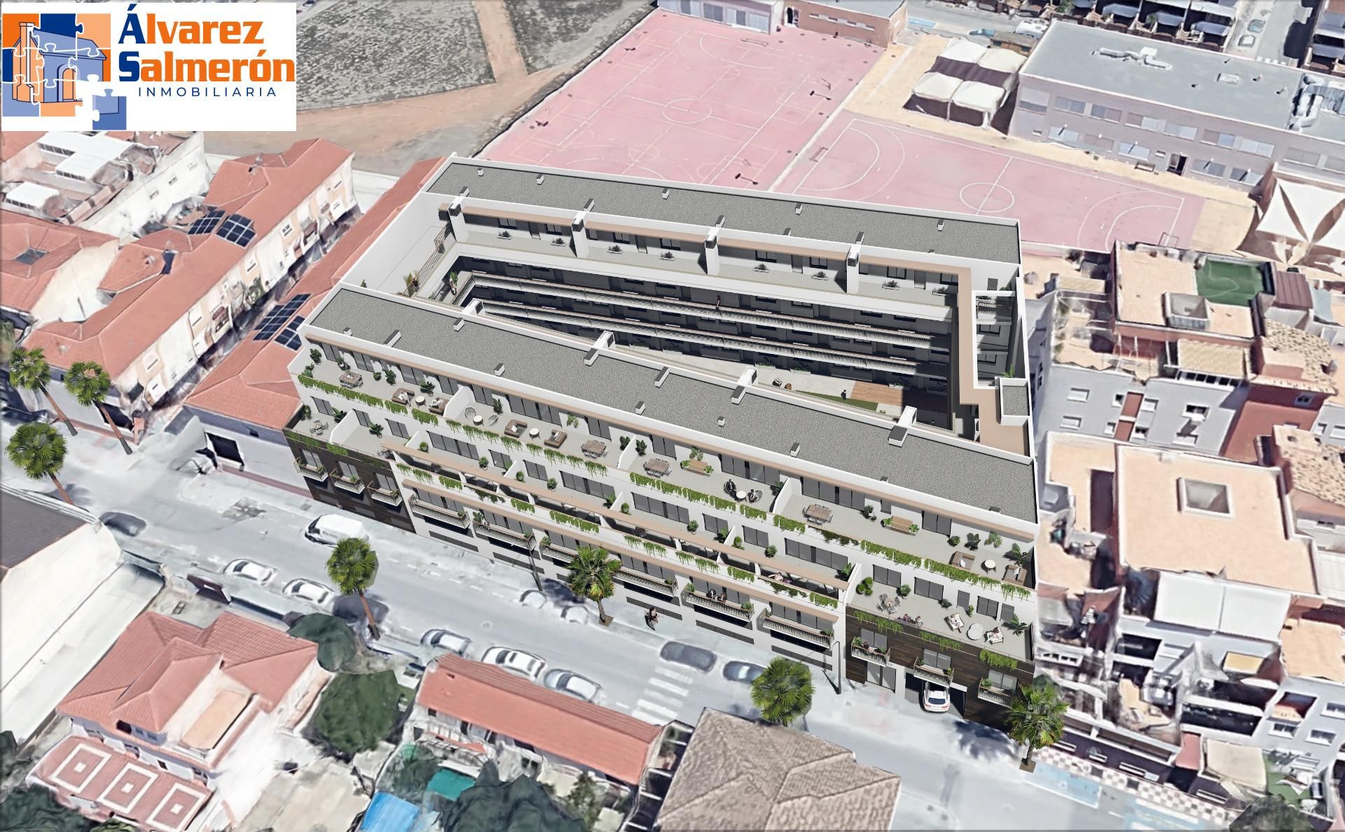 Vista exterior de Àtic en venda en Churriana de la Vega amb Calefacció, Jardí privat i Terrassa