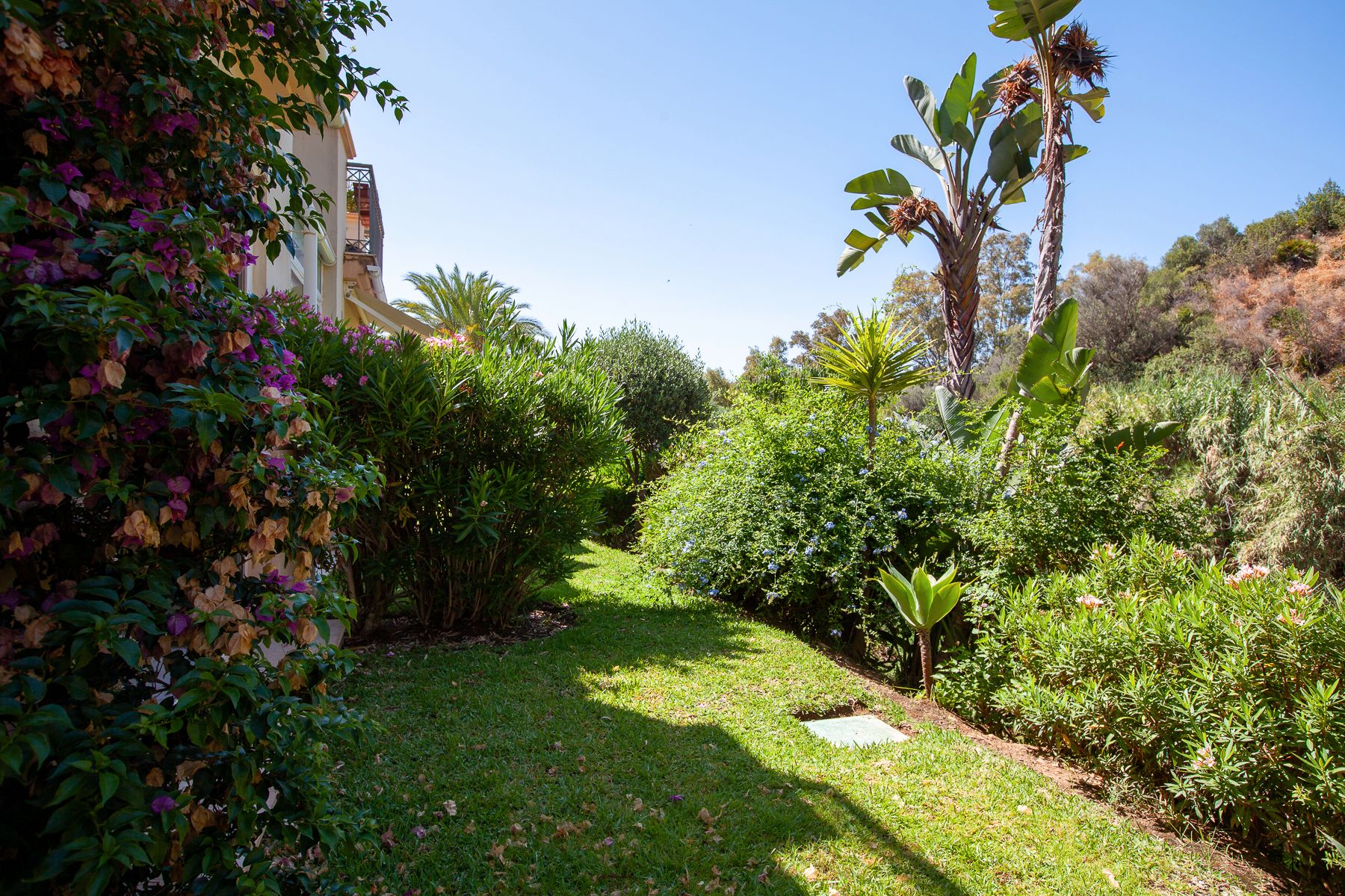 Garden of Apartment for sale in Marbella  with Air Conditioner, Private garden and Terrace