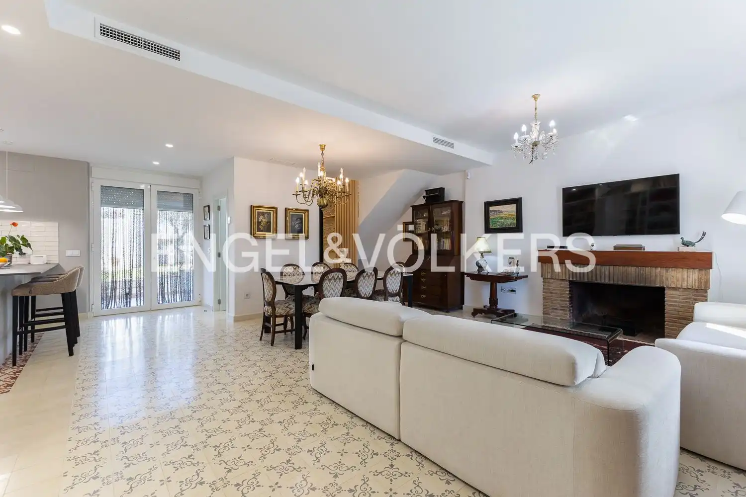 Sala de estar de Casa o chalet en venta en Carcaixent con Aire acondicionado, Calefacción y Jardín privado