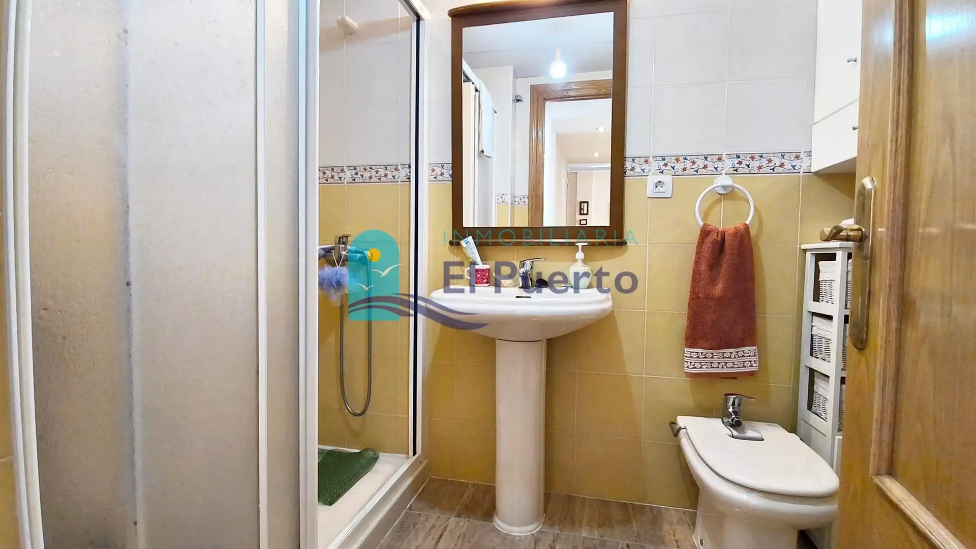 Baño de Apartamento en venta en Mazarrón con Aire acondicionado, Calefacción y Terraza