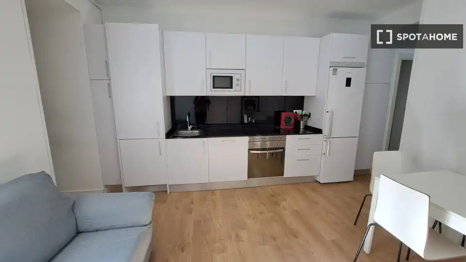 Kitchen of Apartments for share in Madrid  with Air Conditioner, Heating and Terrace