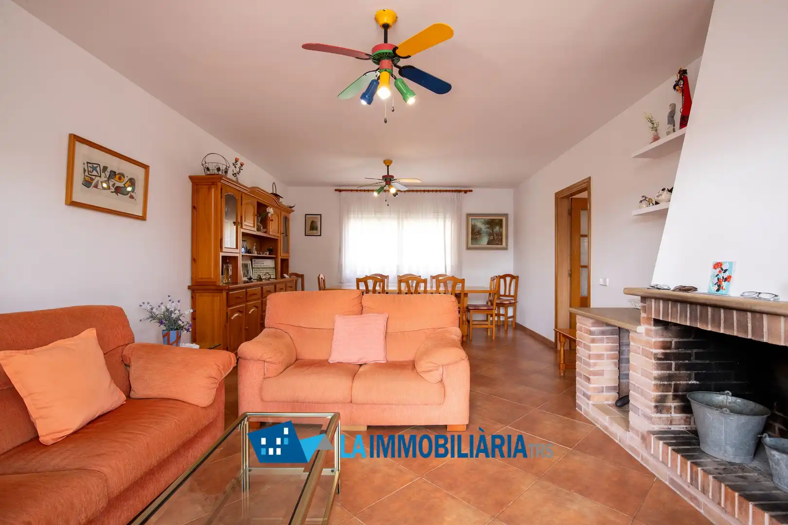 Living room of Houses for sale in Lloret de Mar  with Heating, Terrace and Storage room