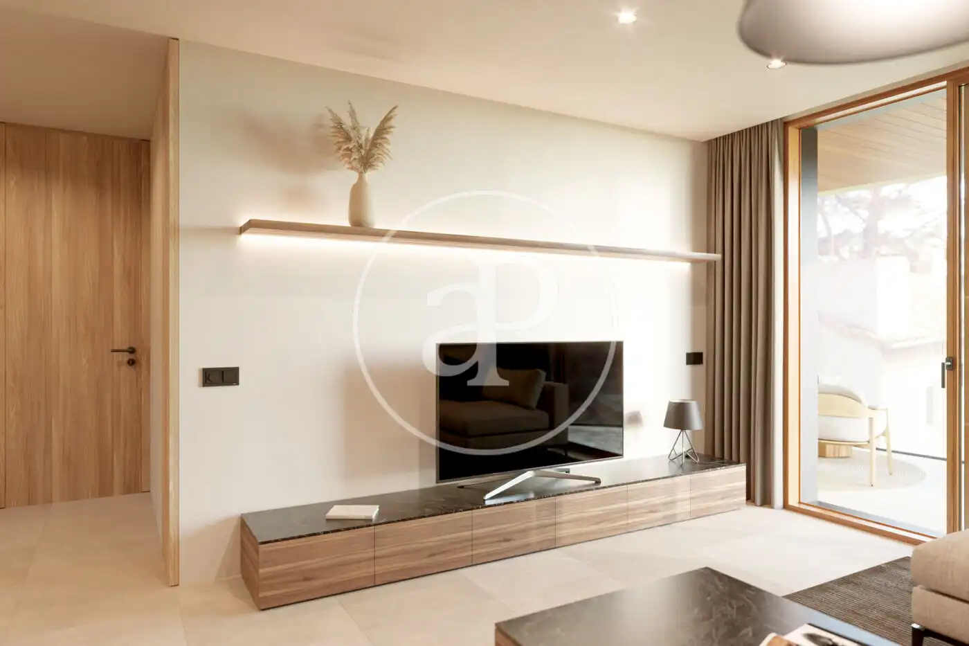 Sala de estar de Piso en venta en  Palma de Mallorca con Aire acondicionado, Calefacción y Jardín privado