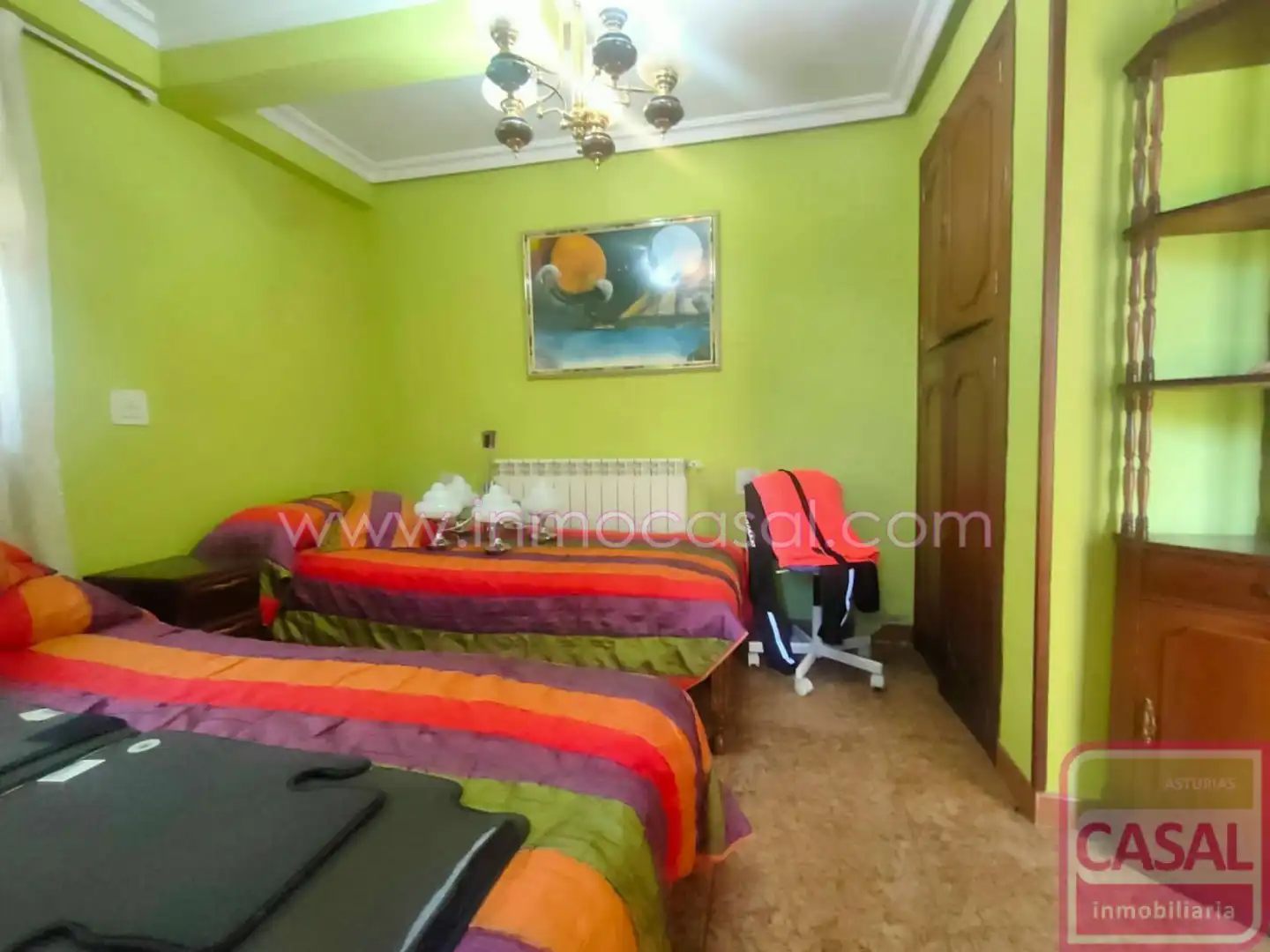 Habitación de Casa o chalet en venta en Castrillón con Calefacción, Terraza y Trastero