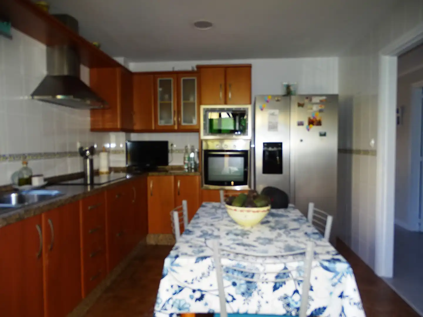 Cocina de Casa adosada en venta en Rincón de la Victoria con Aire acondicionado, Calefacción y Jardín privado