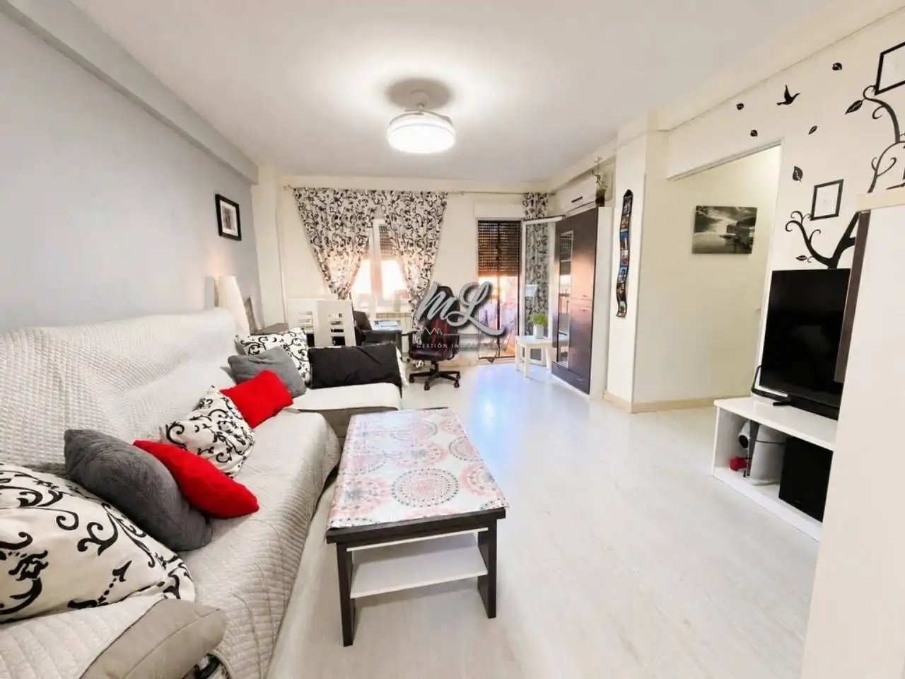 Sala de estar de Piso en venta en Santa María de Benquerencia