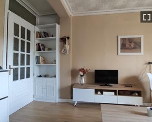 Living room of Flat to rent in  Madrid Capital  with Air Conditioner, Heating and Furnished