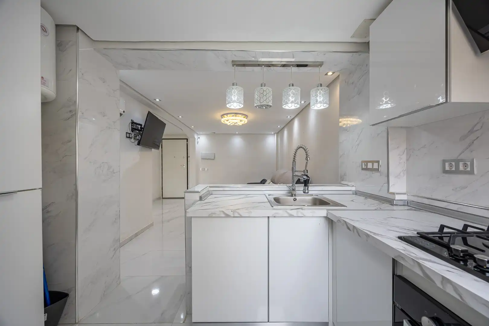 Cocina de Apartamento en venta en Benidorm con Piscina, Amueblado y Piscina comunitaria