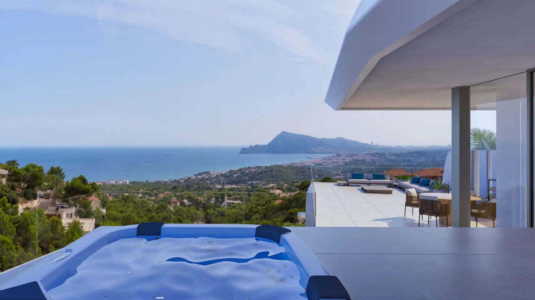 Vista exterior de Casa o chalet en venta en Altea con Jardín privado, Terraza y Trastero