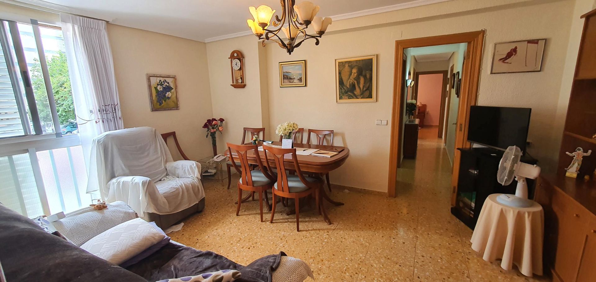 Dining room of Flat for sale in  Valencia Capital  with Air Conditioner and Balcony
