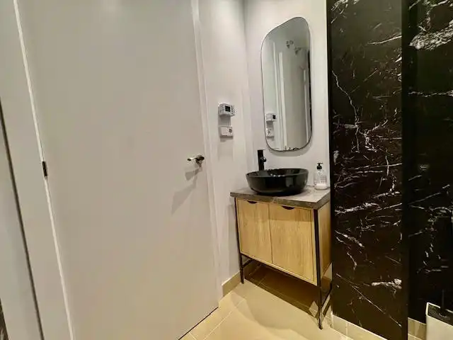 Bathroom of Flat for rent in El Álamo  with Air Conditioner, Heating and Furnished