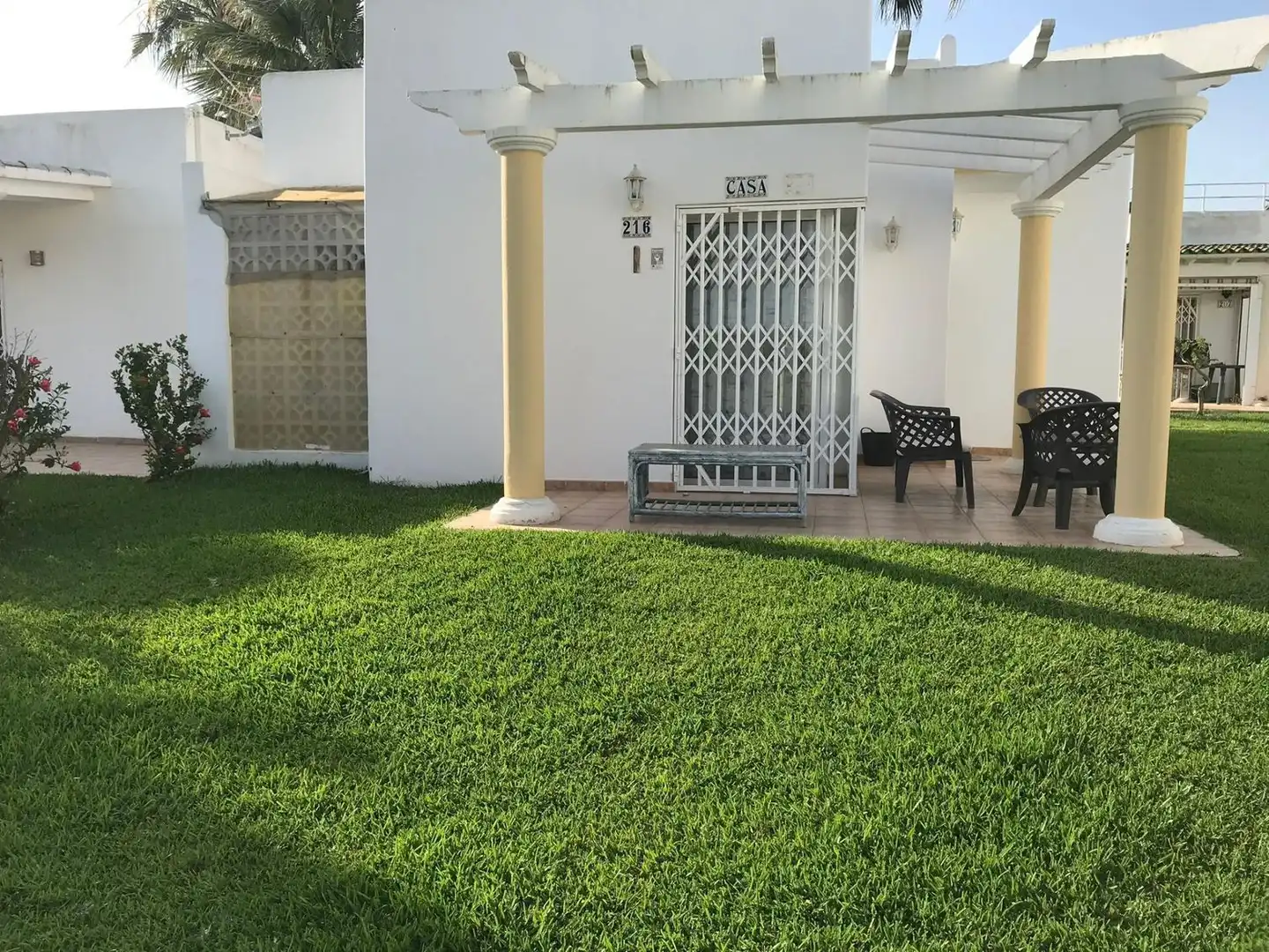 Garden of Houses for sale in Pulpí  with Air Conditioner, Terrace and Storage room