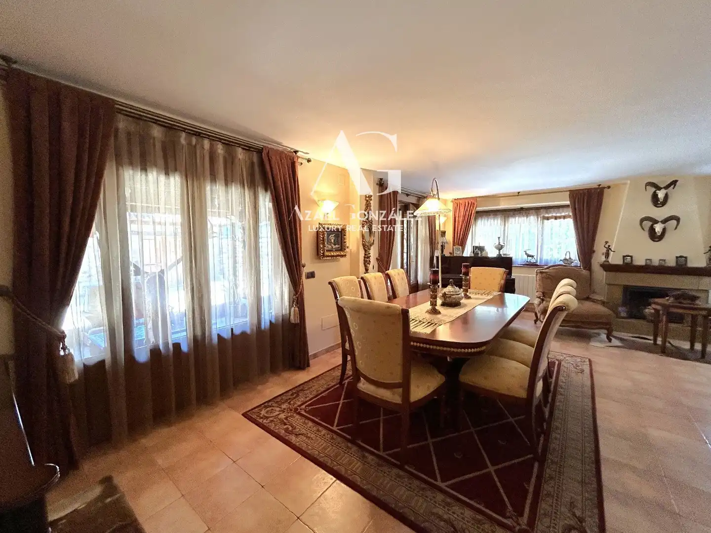 Comedor de Casa o chalet en venta en Ruente con Calefacción, Jardín privado y Terraza