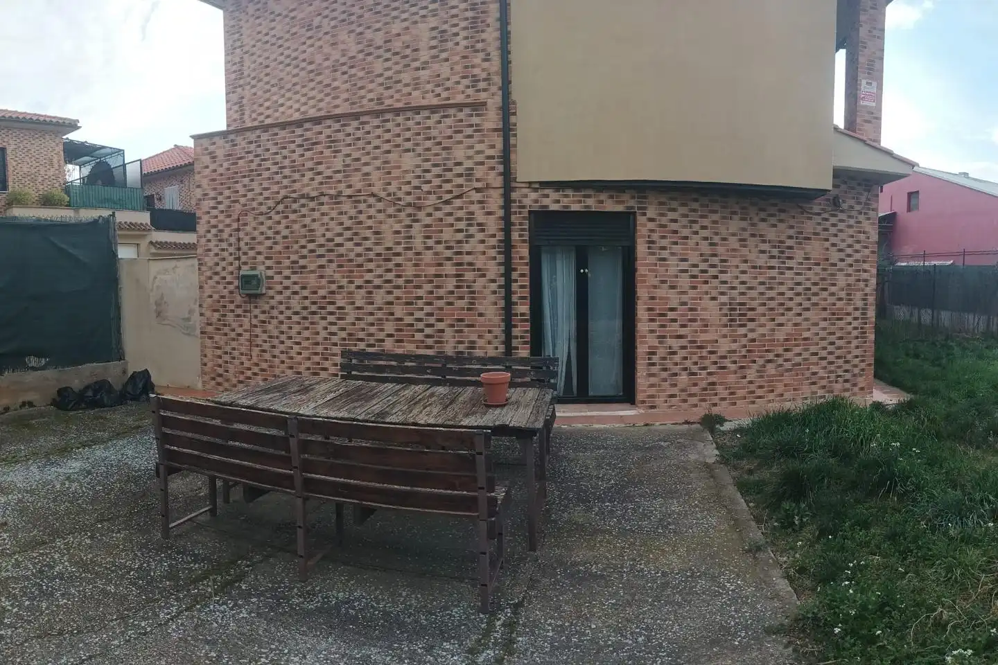 Terraza de Casa adosada en venta en Paracuellos de Jiloca con Calefacción, Jardín privado y Terraza