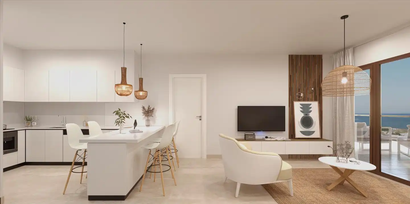 Living room of Ground floor for sale in Vera  with Air Conditioner, Terrace and Furnished