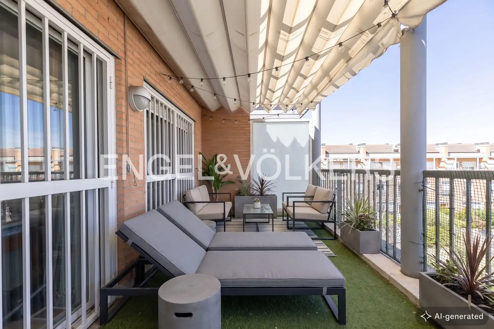 Terrace of Houses for sale in Madrid  with Air Conditioner, Heating and Private garden