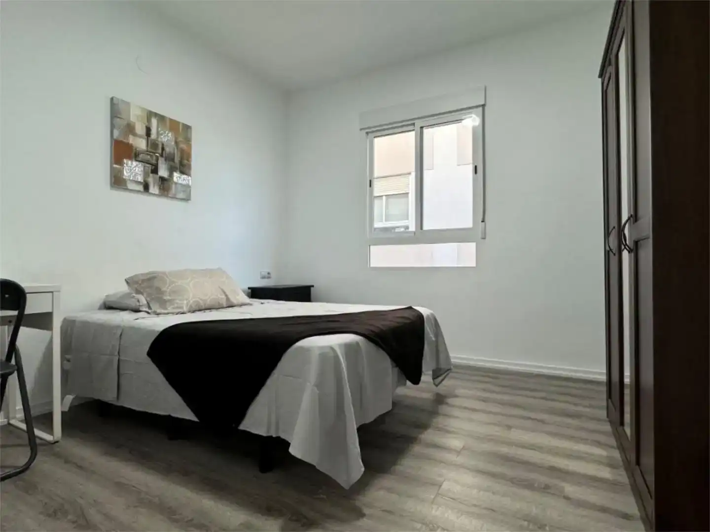 Bedroom of Flat for share in Burriana / Borriana  with Furnished and Balcony