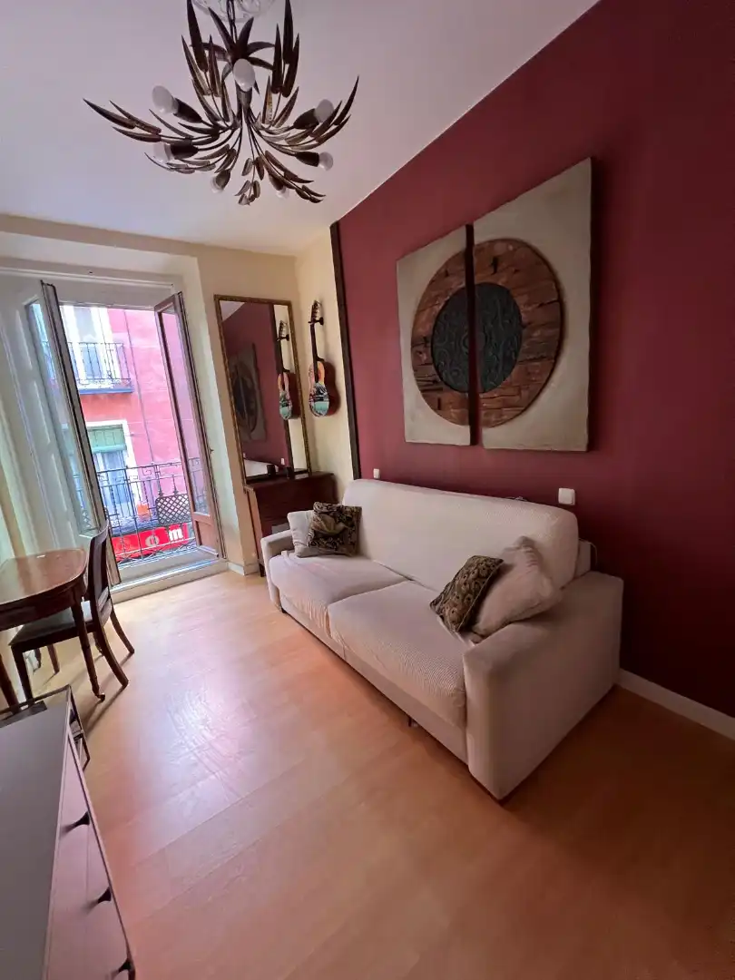 Wohnzimmer von Wohnung zum Verkauf in Madrid mit Klimaanlage, Heizung und Möbliert