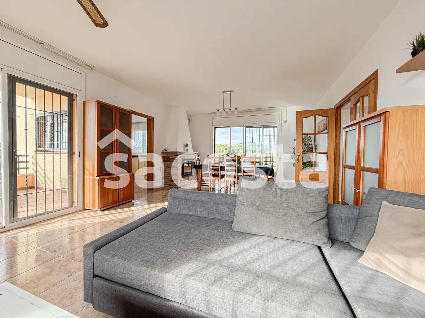 Sala de estar de Casa o chalet en venta en Lloret de Mar con Aire acondicionado, Calefacción y Jardín privado