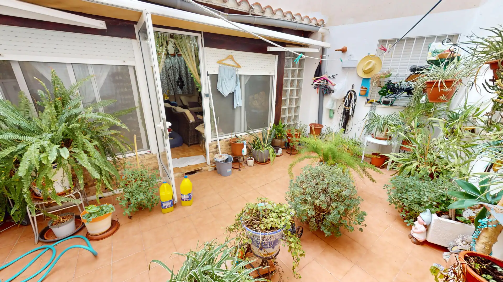 Garden of Flat for sale in Aspe  with Air Conditioner, Parquet flooring and Furnished