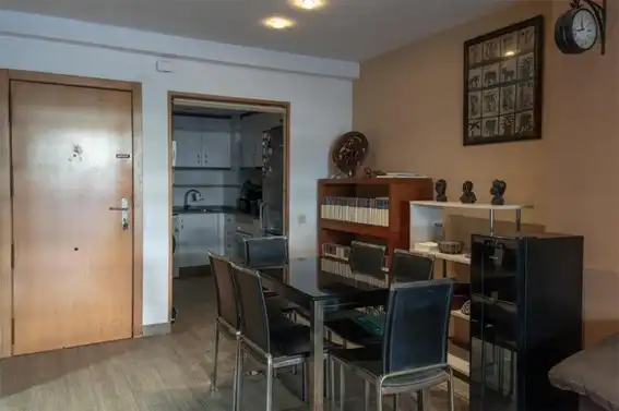Dining room of Flat for rent in Valencia  with Air Conditioner, Heating and Terrace
