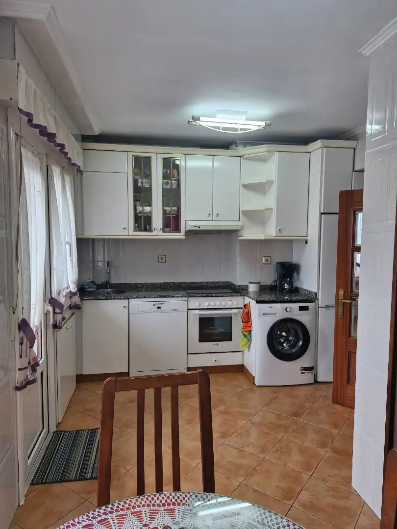 Cocina de Piso de alquiler en Derio con Calefacción, Parquet y Terraza