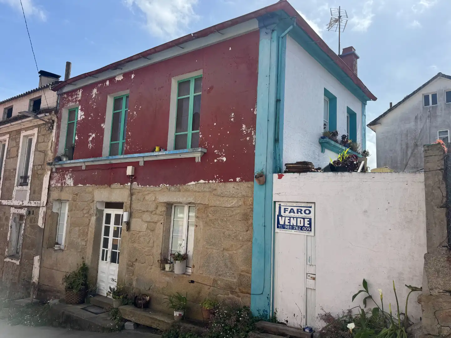 Vista exterior de Casa o chalet en venta en Outes