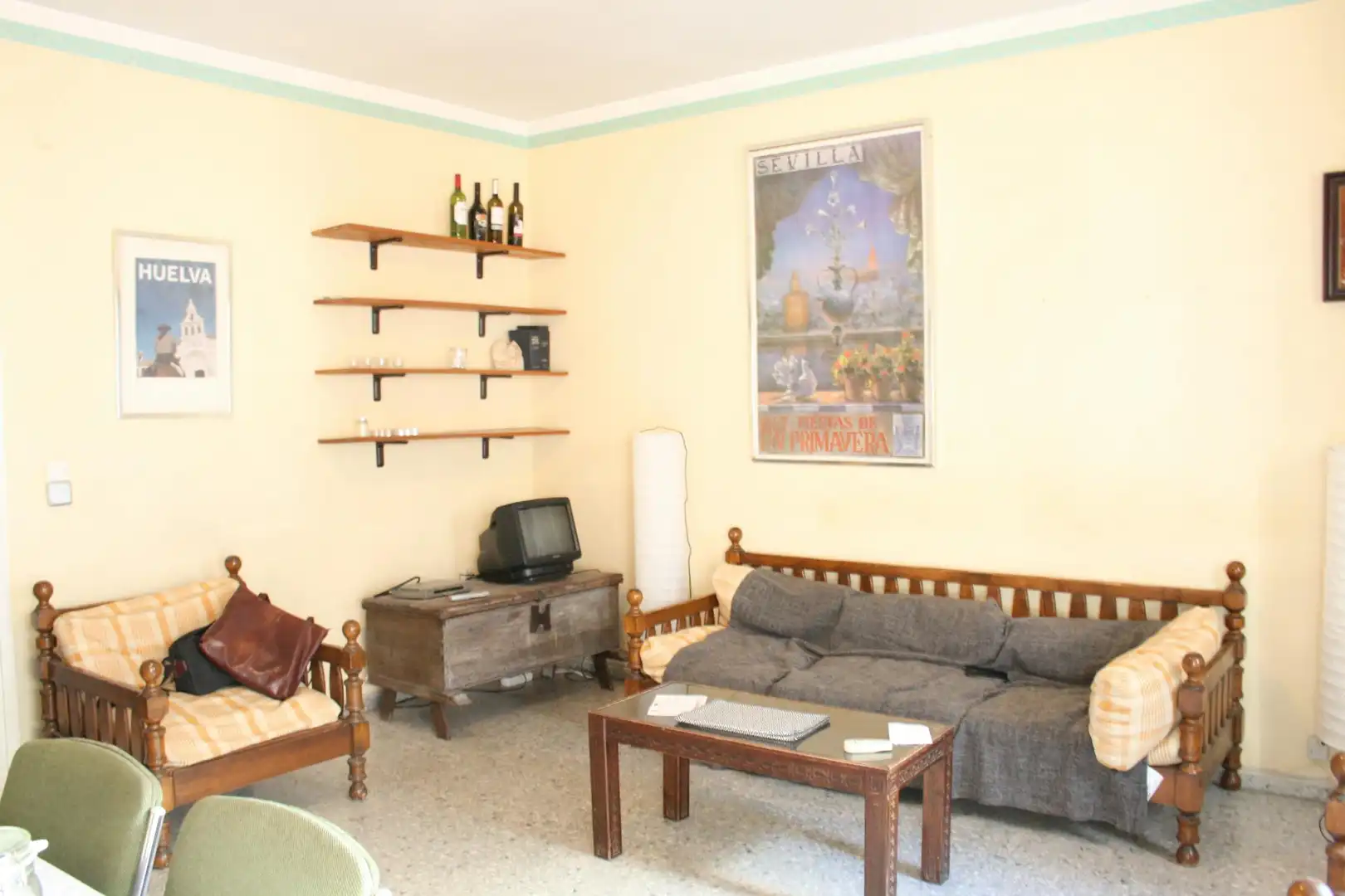 Living room of Flat for share in Sevilla  with Furnished and Washing machine