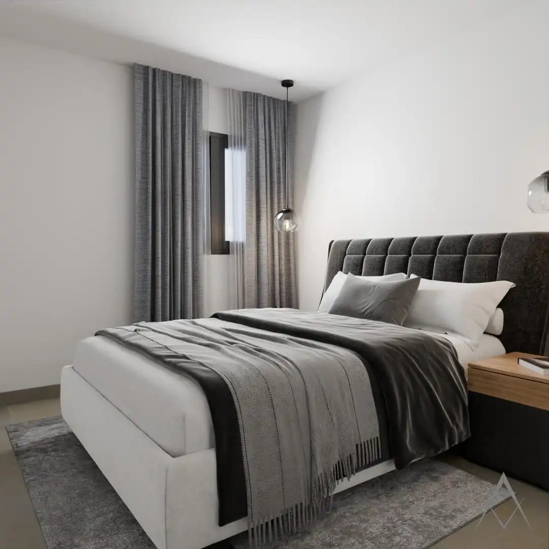 Schlafzimmer von Wohnungen zum Verkauf in Elda mit Klimaanlage, Heizung und Terrasse