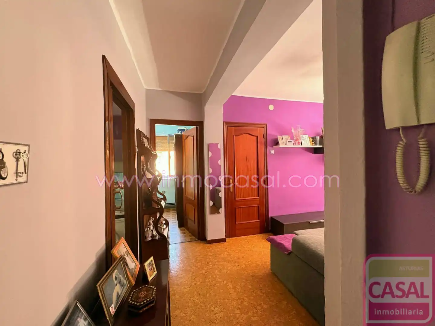 Bedroom of Flat for sale in Mieres (Asturias)  with Heating, Storage room and Furnished