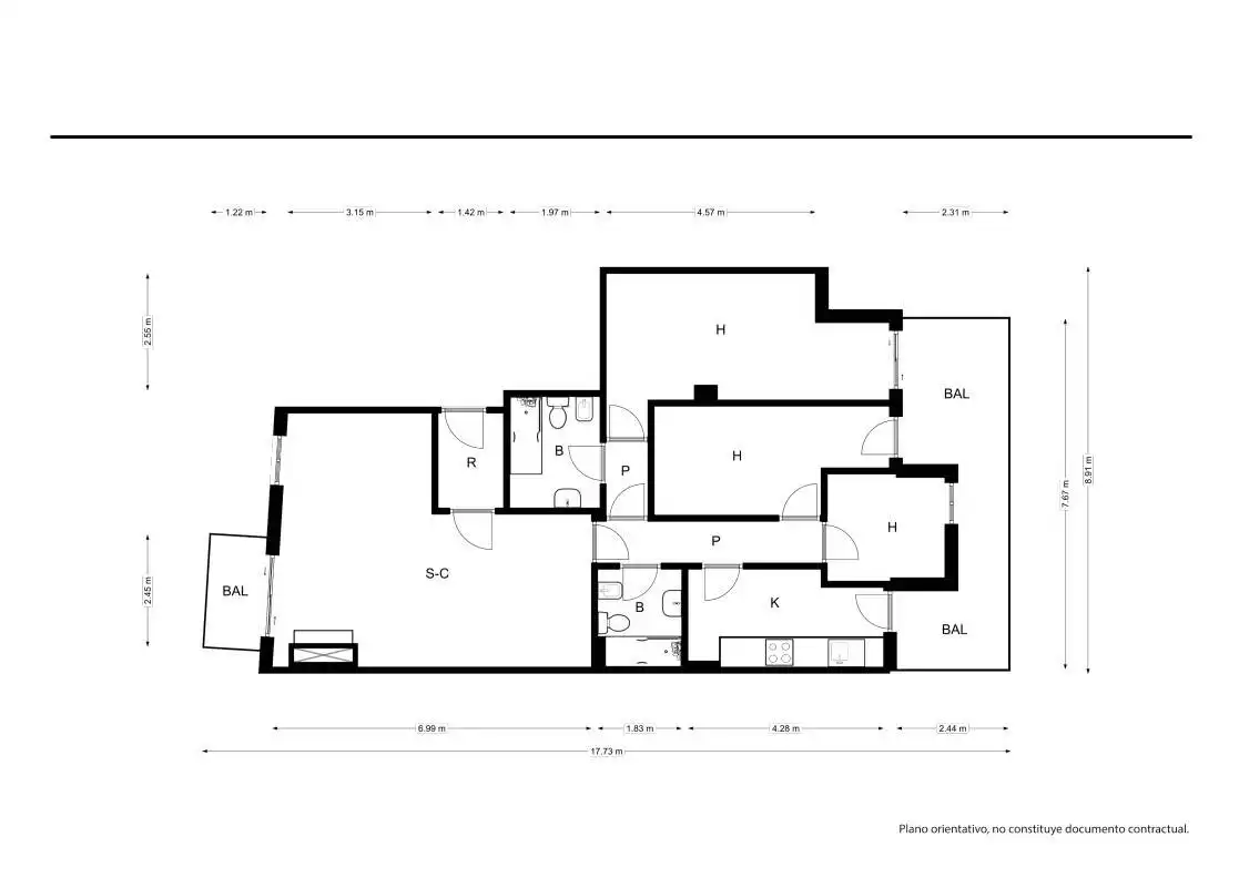 Wohnung zum Verkauf in Mataró mit Balkon