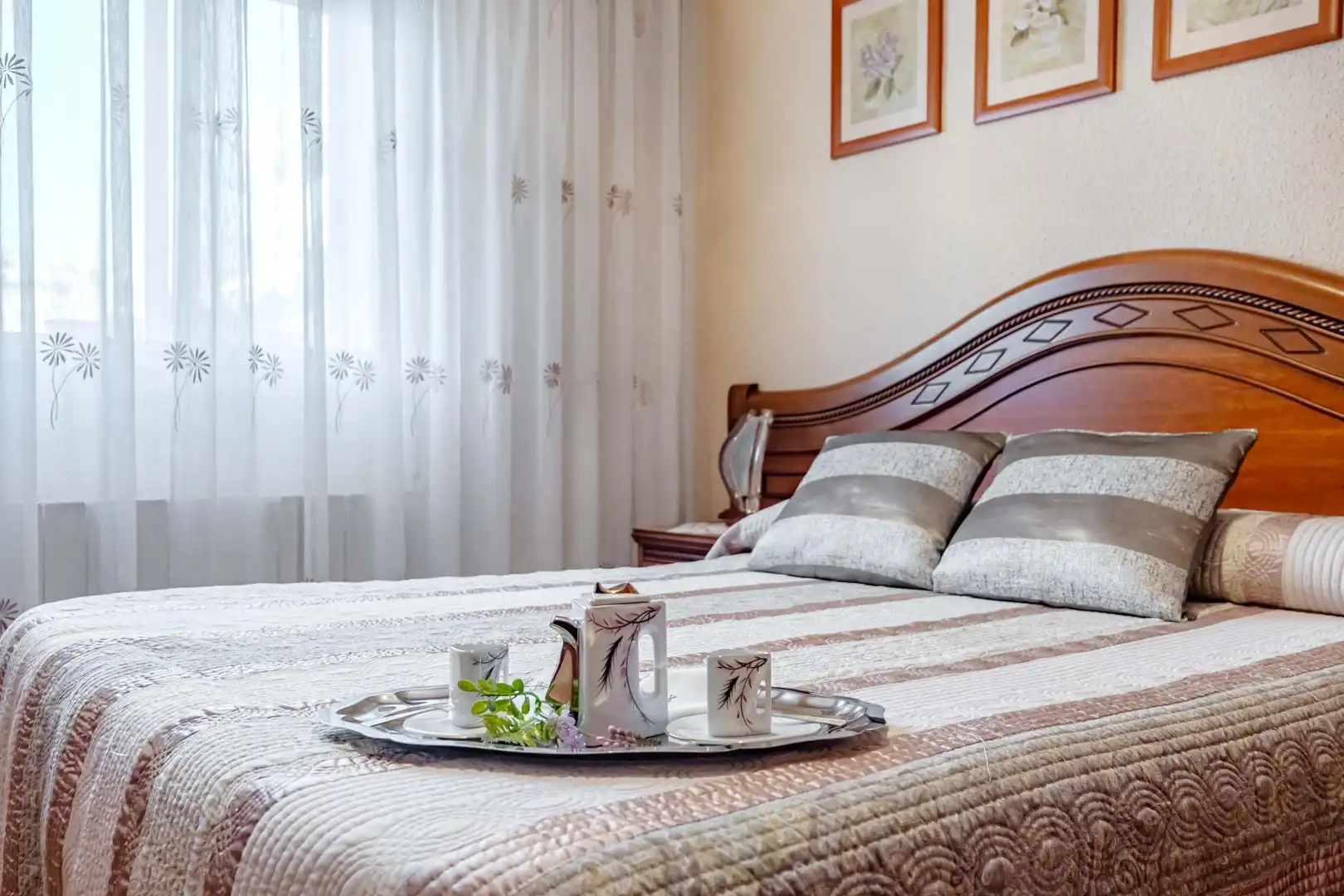 Bedroom of Flat for sale in Madrid  with Heating