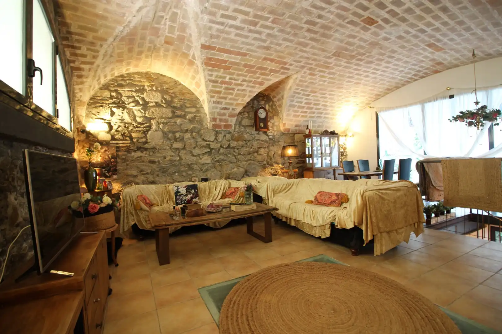 Sala de estar de Dúplex en venta en Palau-saverdera con Terraza