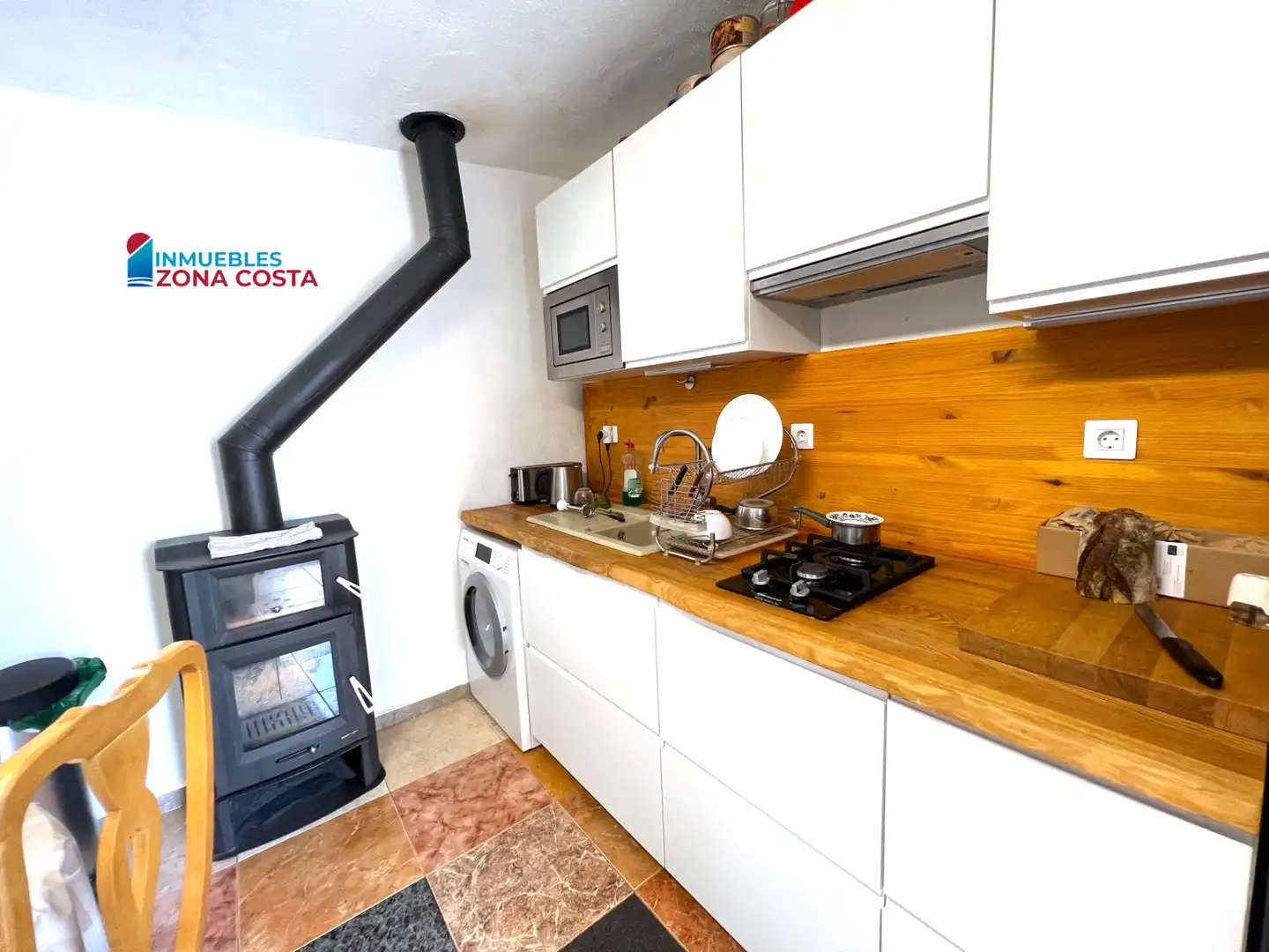 Cocina de Finca rústica en venta en Vilamarxant con Aire acondicionado, Jardín privado y Terraza