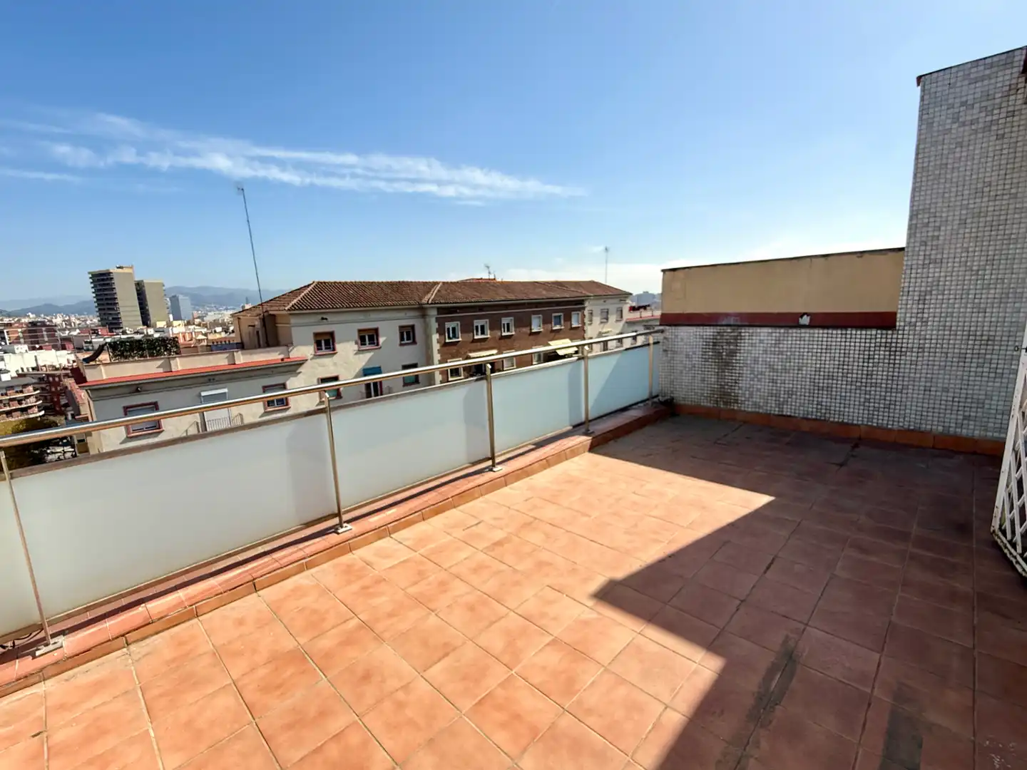 Terrasse von Dachboden zum Verkauf in Barcelona mit Heizung, Terrasse und Balkon