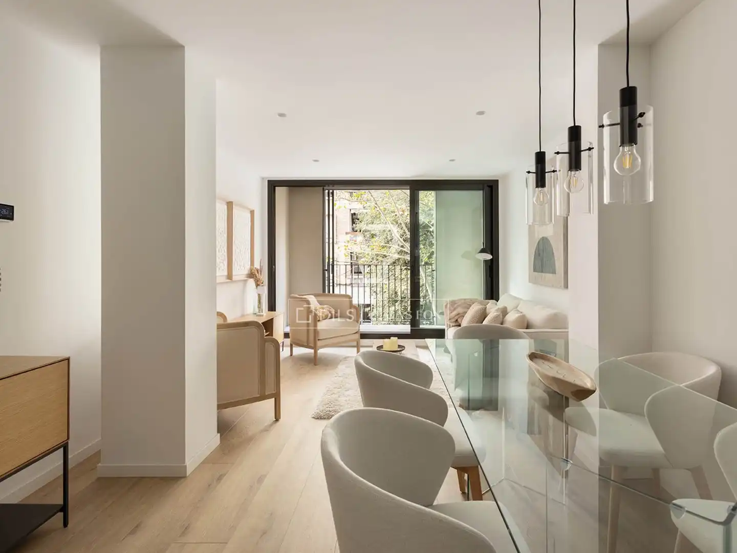 Living room of Flat for sale in Barcelona  with Air Conditioner, Heating and Terrace