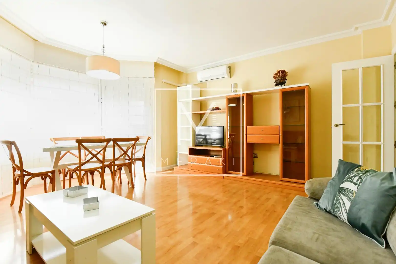 Wohnzimmer von Wohnungen zur Miete in Albacete mit Klimaanlage, Heizung und Möbliert