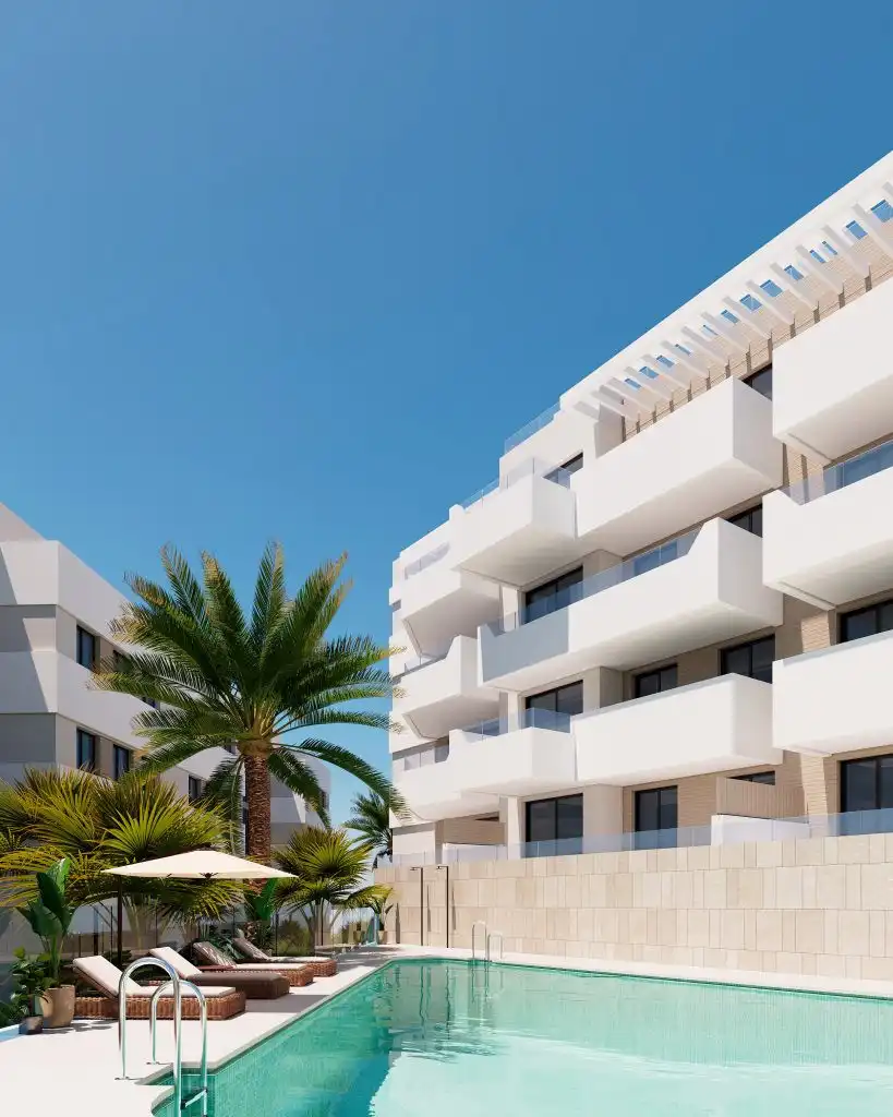 Apartament amb terrassa en venda a El Faro de Calaburra - Chaparral, imagen 2