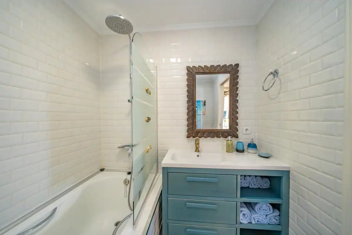 Bathroom of Flat for sale in Jávea / Xàbia  with Air Conditioner, Heating and Storage room