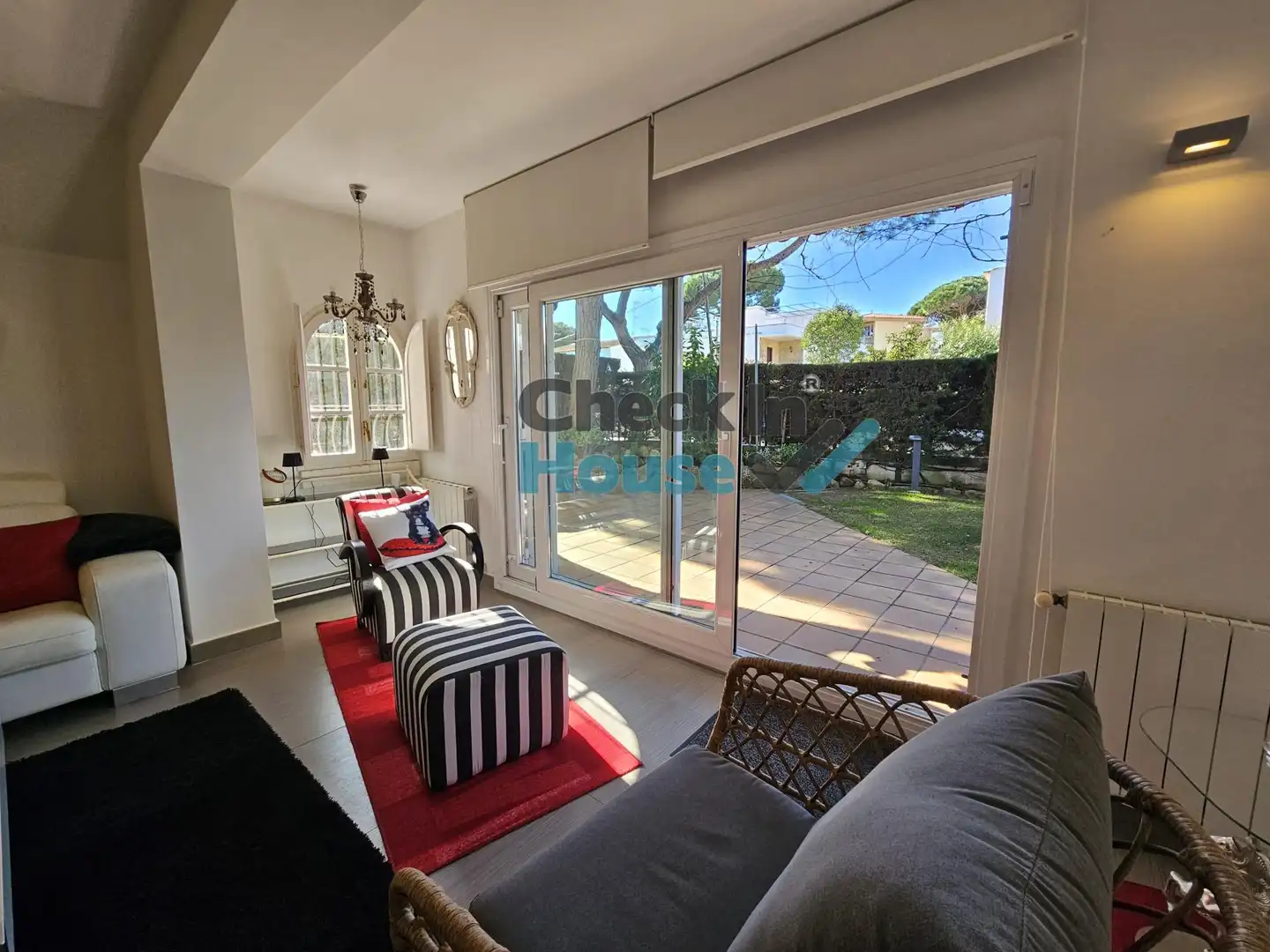 Wohnzimmer von Wohnungen zur Miete in Castell d'Aro, Platja d'Aro i s'Agaró mit Heizung und Privatgarten