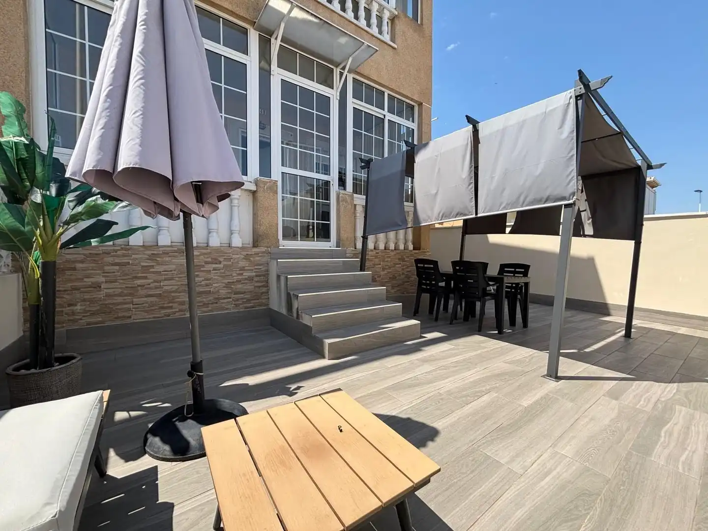 Terraza de Casa o chalet en venta en Torrevieja con Jardín privado y Piscina comunitaria