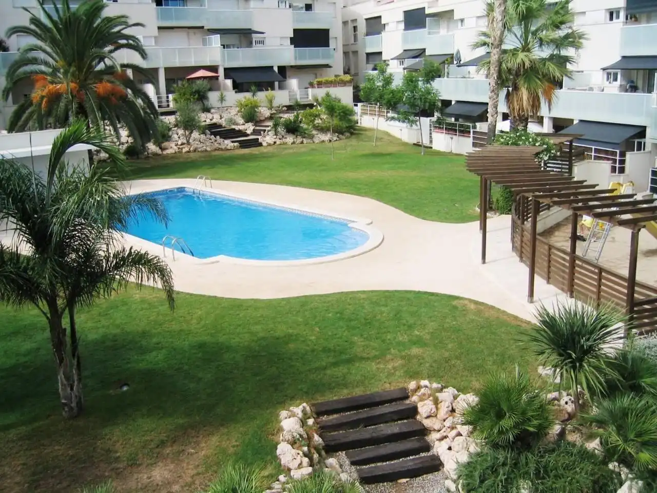 Swimming pool of Flat for sale in Santa Maria - L'Eixample - Sud Sumella