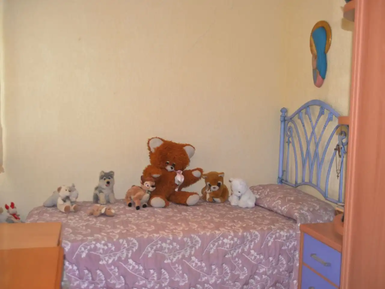 Schlafzimmer von Wohnung zur Miete in  Huelva Capital mit Klimaanlage und Balkon