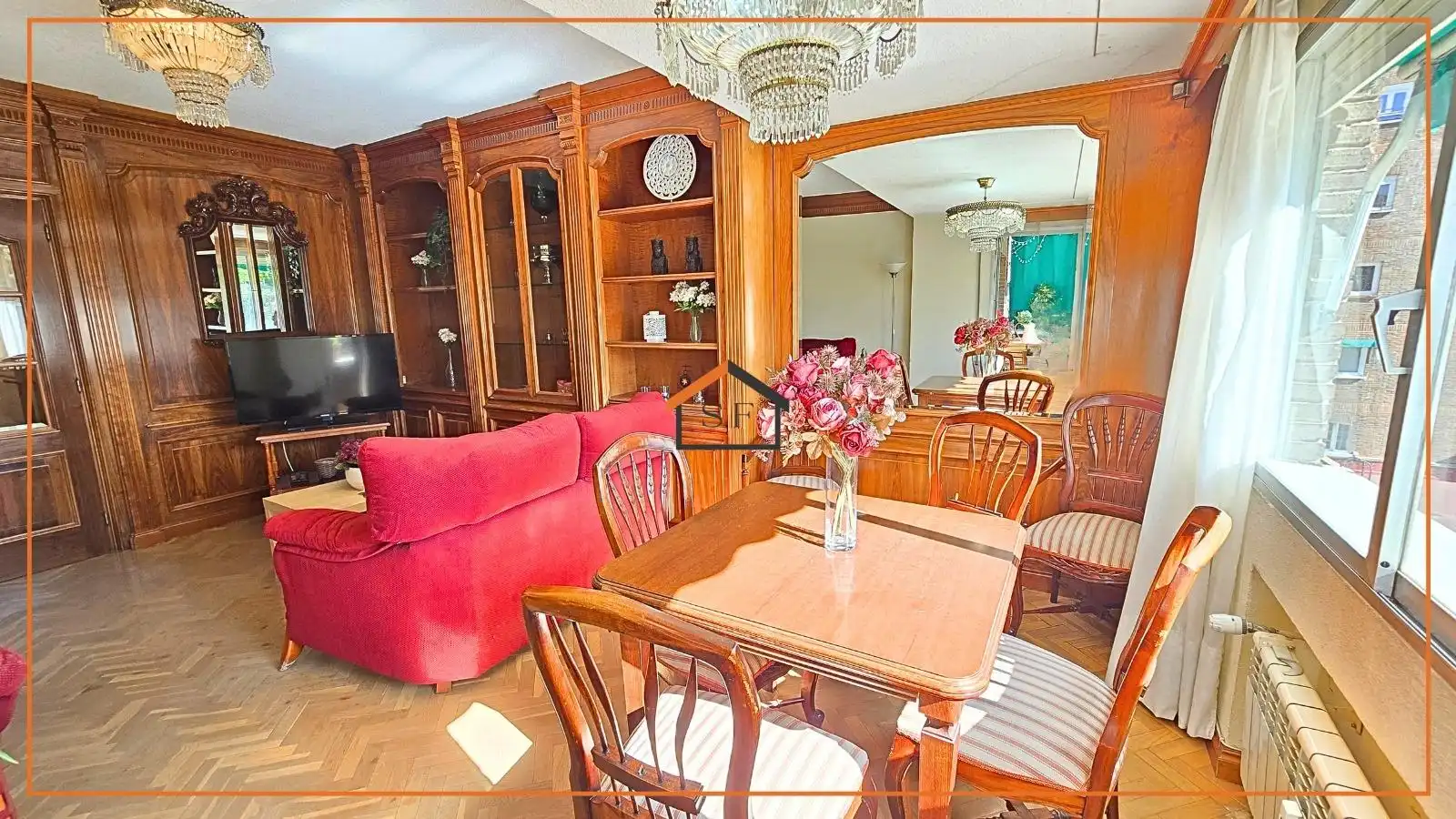 Comedor de Piso en venta en Madrid con Aire acondicionado, Jardín privado y Parquet
