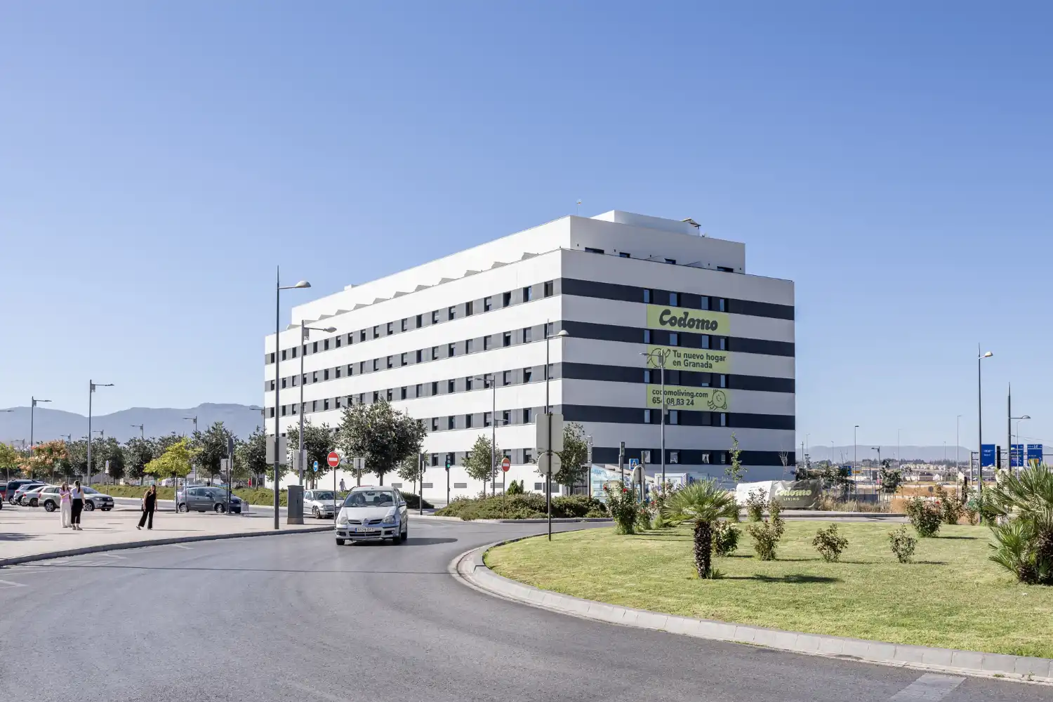 Vista exterior de Estudio de alquiler en Armilla con Aire acondicionado, Amueblado y Microondas